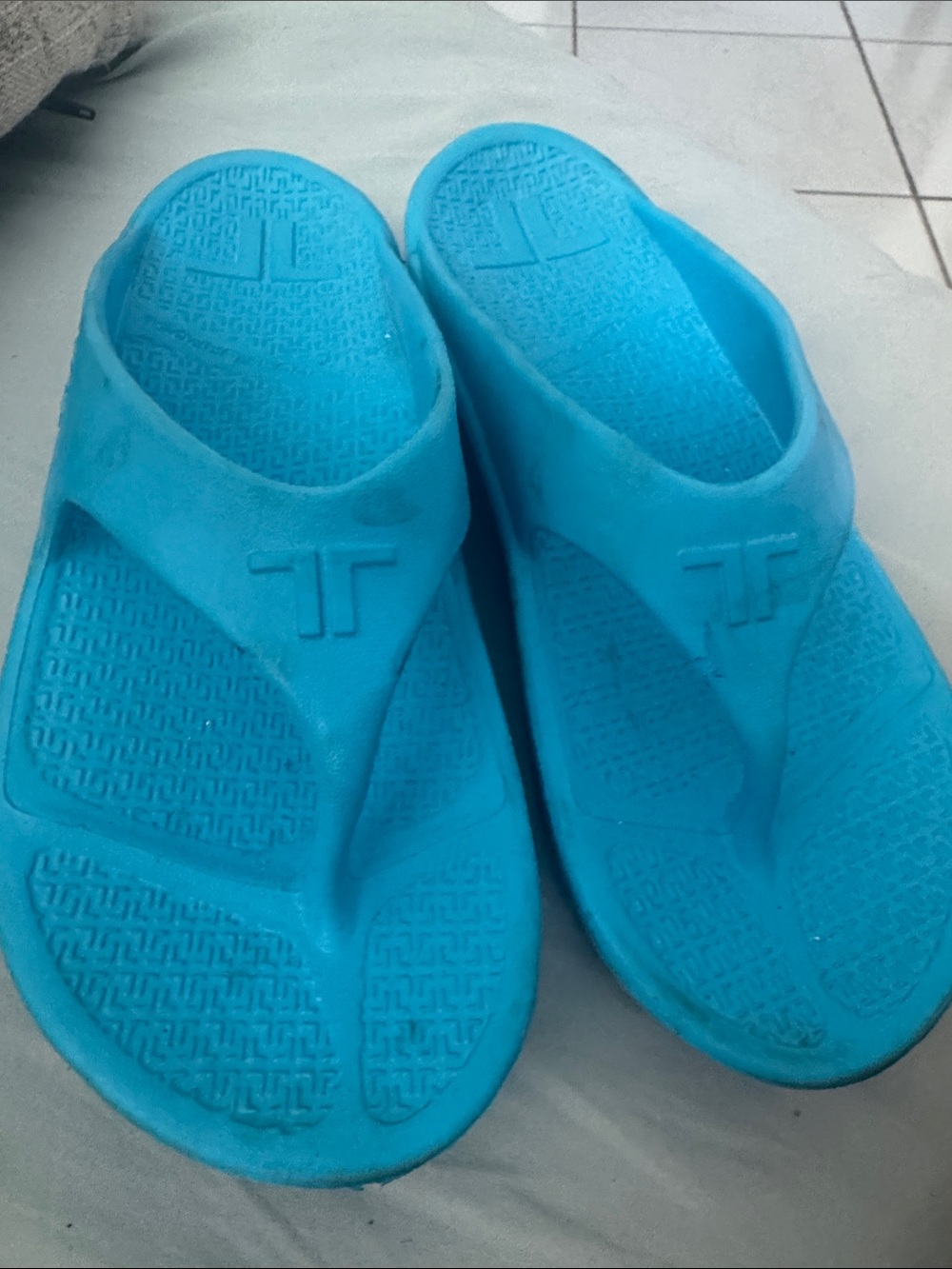 ComfortFit Women's Blue Foam Thong Sandals